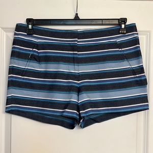 J. Crew Blue Striped Women’s Shorts